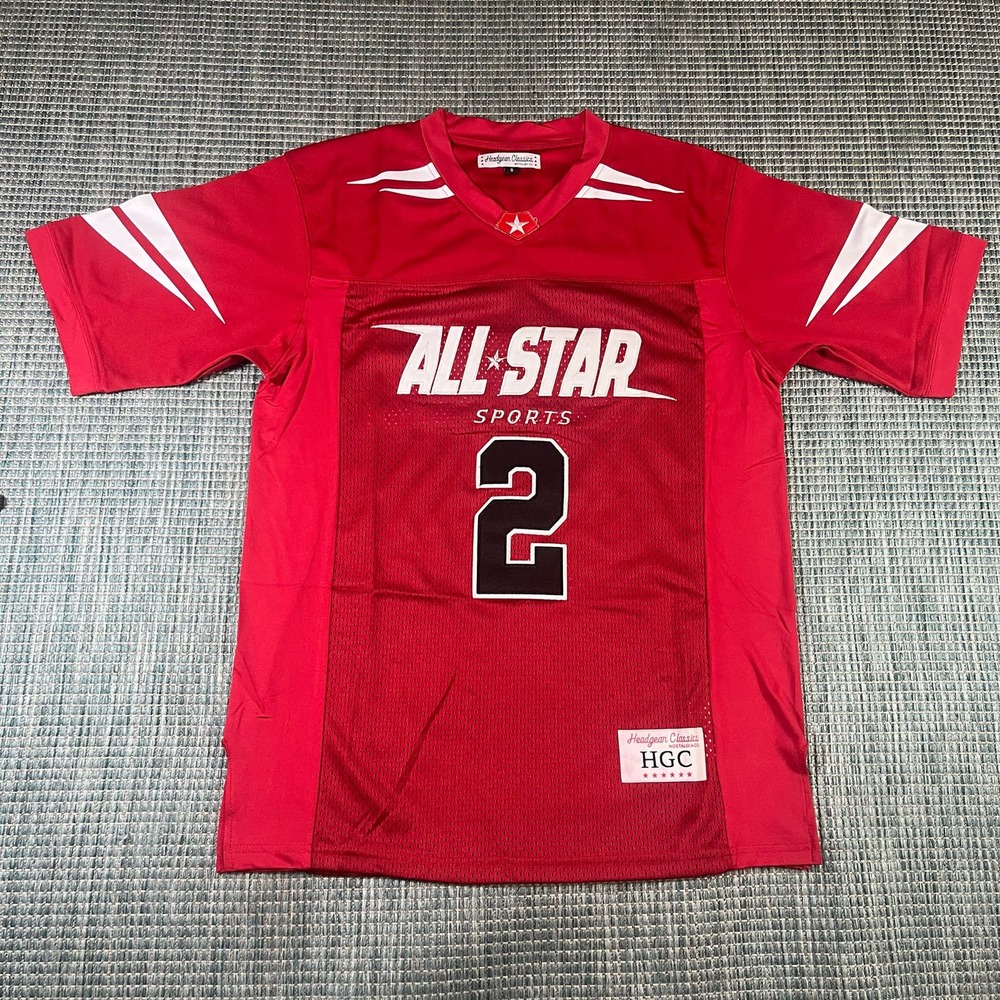 Headgear Classics All stars #2 Associate Jersey Red Adult Sz S New
